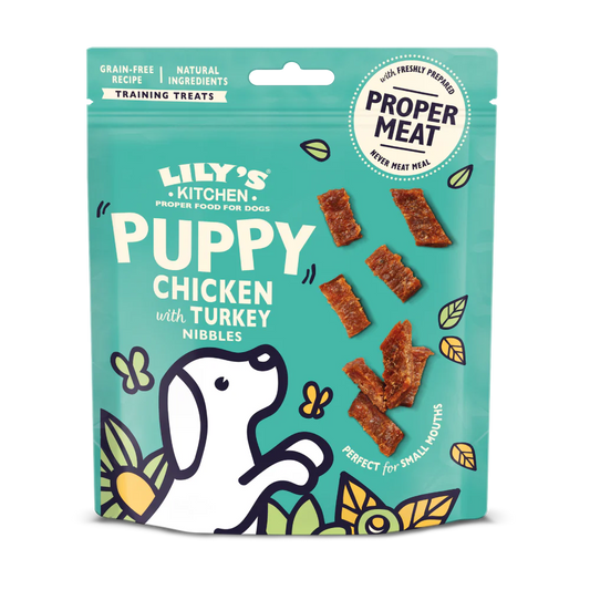 Lily's Kitchen Dog Treats  Puppy Chicken with Turkey Nibbles 70g product image