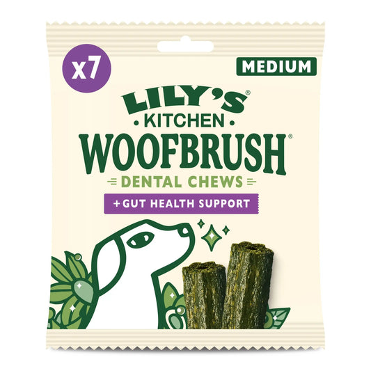 Lily's Kitchen Dog Treats Woofbrush + Gut Health Medium 7pack product image