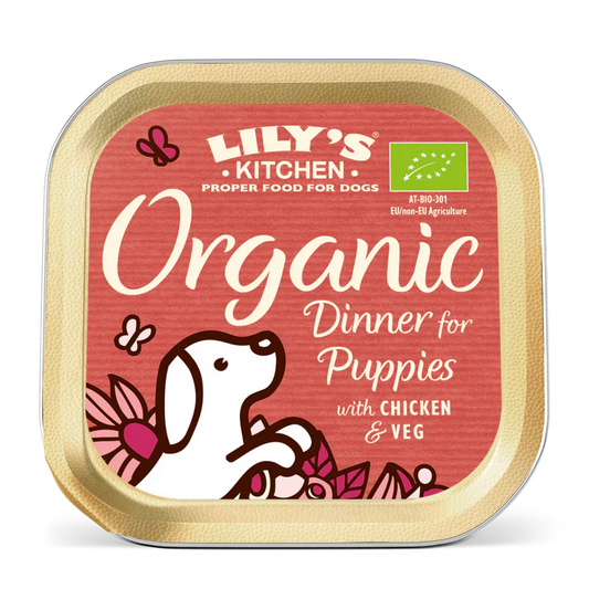 Lilys Kitchen Tray Organic Dinner For Puppies 150g product image