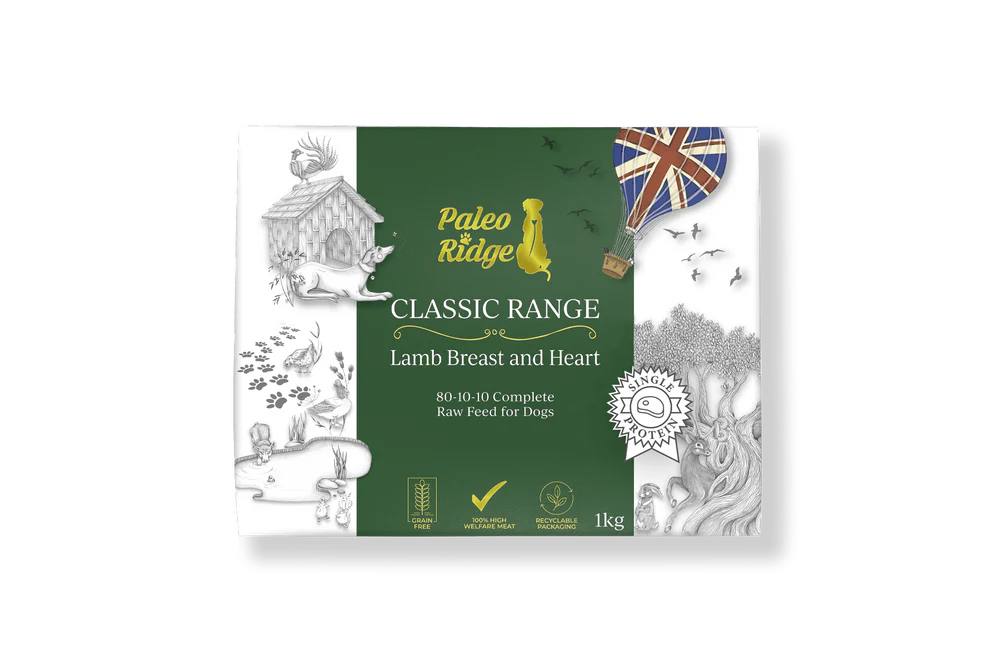 Paleo Ridge Lamb Breast And Heart 80-10-10 500g