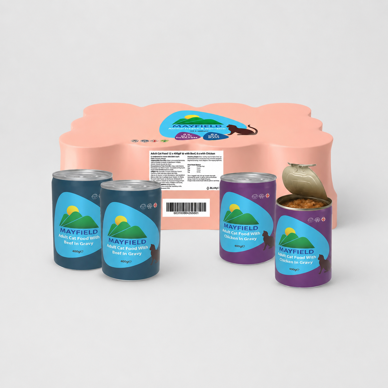 Mayfield Cat Food Cans 12x400g product image