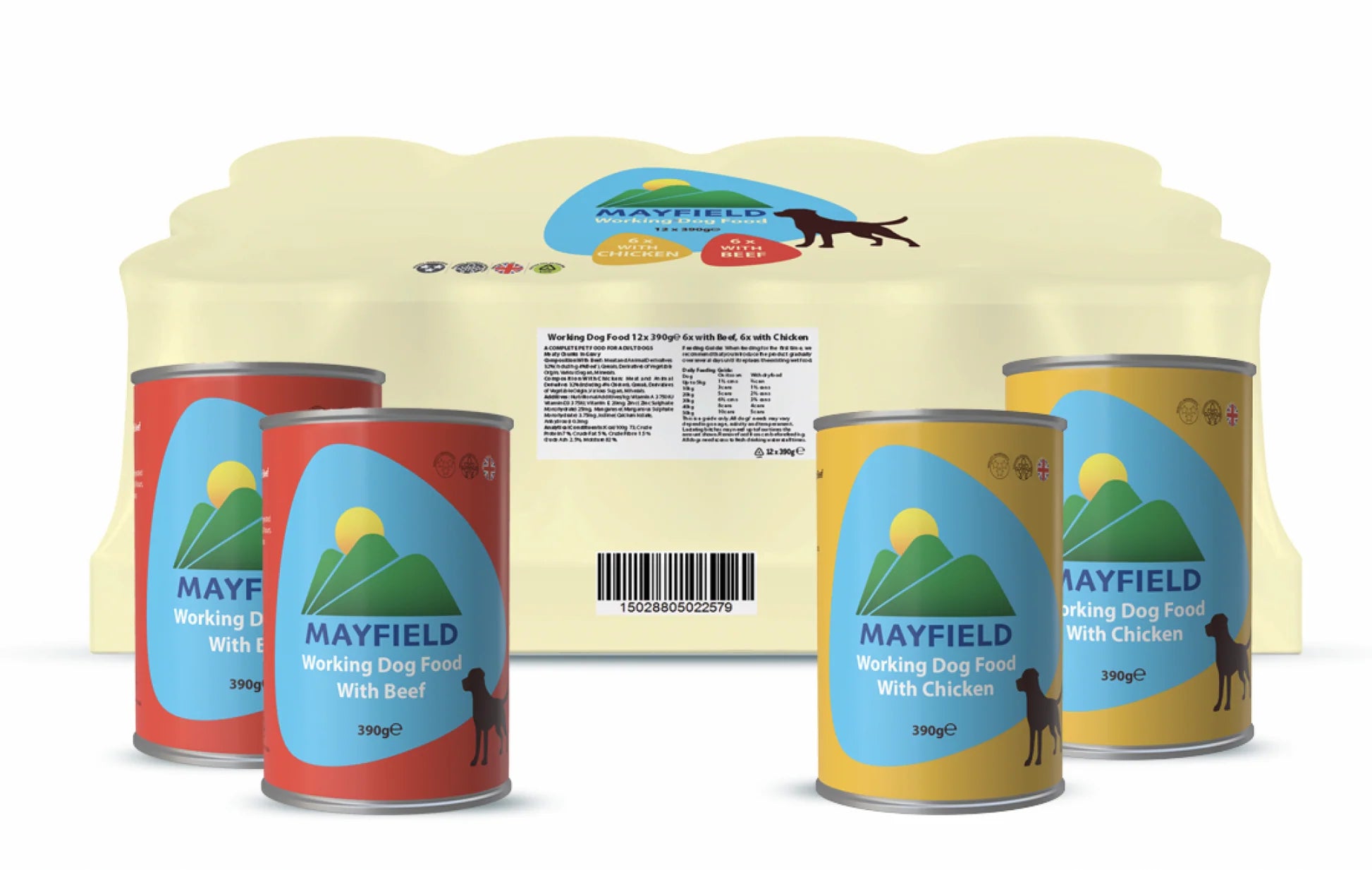 Mayfield Working Dog Food 12 x 390g product image