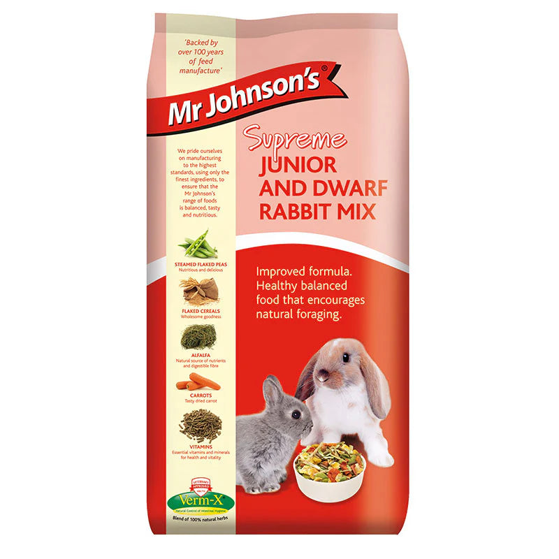 Mr Johnsons Supreme Junior & Dwarf Rabbit Mix 2.25kg product image