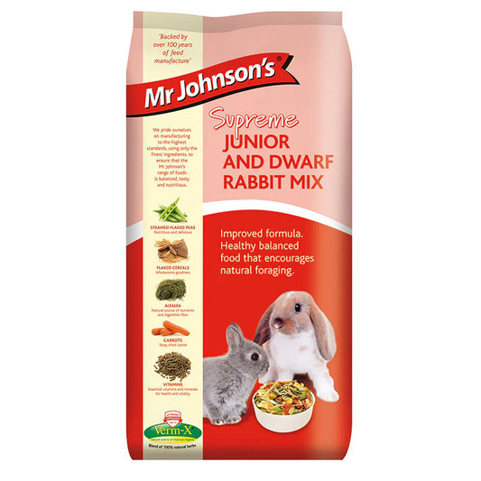 Mr Johnsons Supreme Junior & Dwarf Rabbit Mix 2.25kg product image
