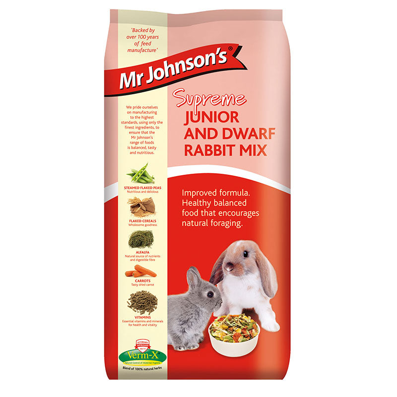 Mr Johnsons Supreme Junior & Dwarf Rabbit Mix 900g product image
