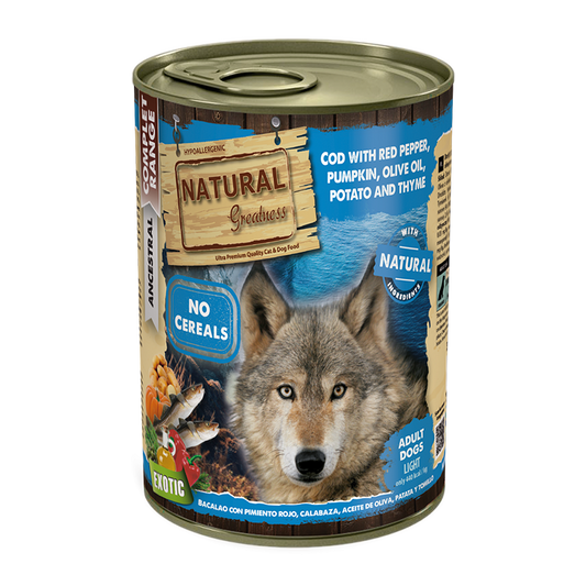 Natural Greatness Can Cod with Red Pepper, Pumpkin, Potato & Thyme 390g product image