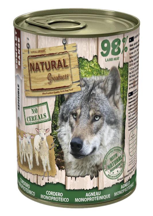 Natural Greatness Can Single Protein Lamb 400g product image