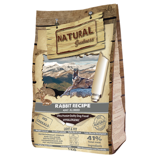 Natural Greatness Senior & Light Rabbit Recipe 2kg product image
