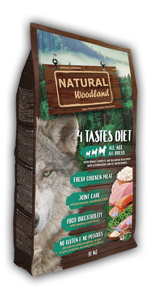 Natural Woodland 4 Tastes Diet 10kg product image