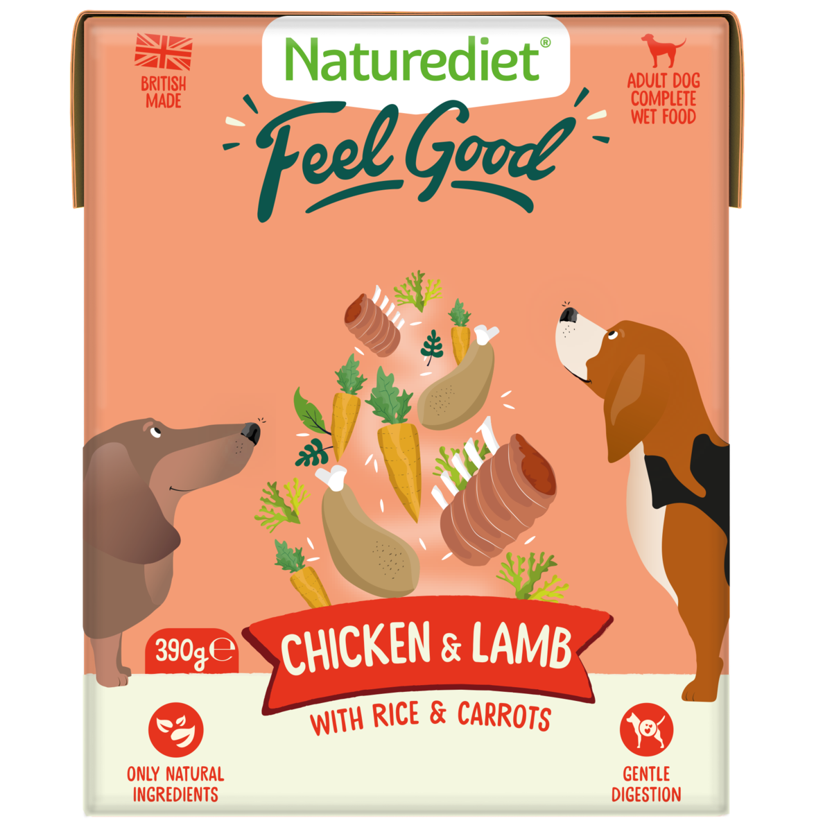 Naturediet Chicken & Lamb 390g product image
