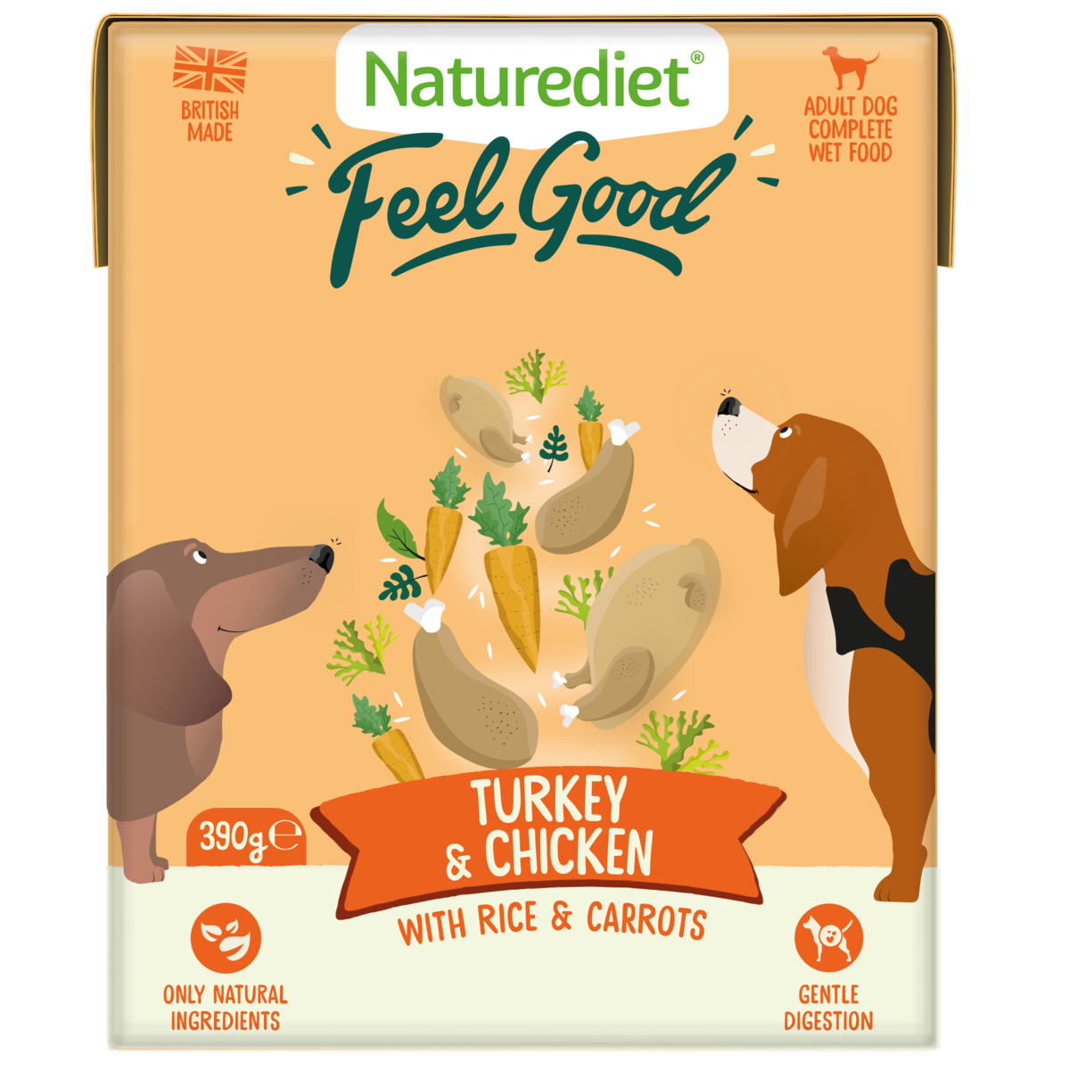 Naturediet Turkey & Chicken 390g product image