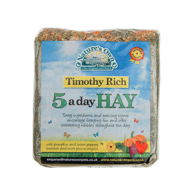 Nature's Own Timothy Rich 5 a Day Hay 1kg product image