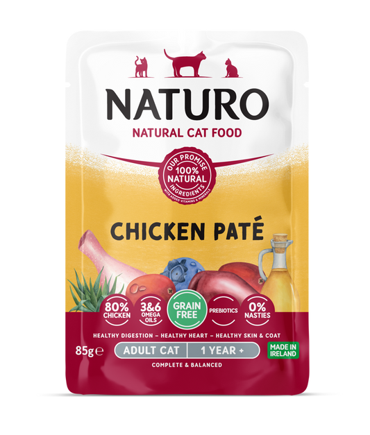 Naturo Adult Cat Chicken Pouch 85g product image