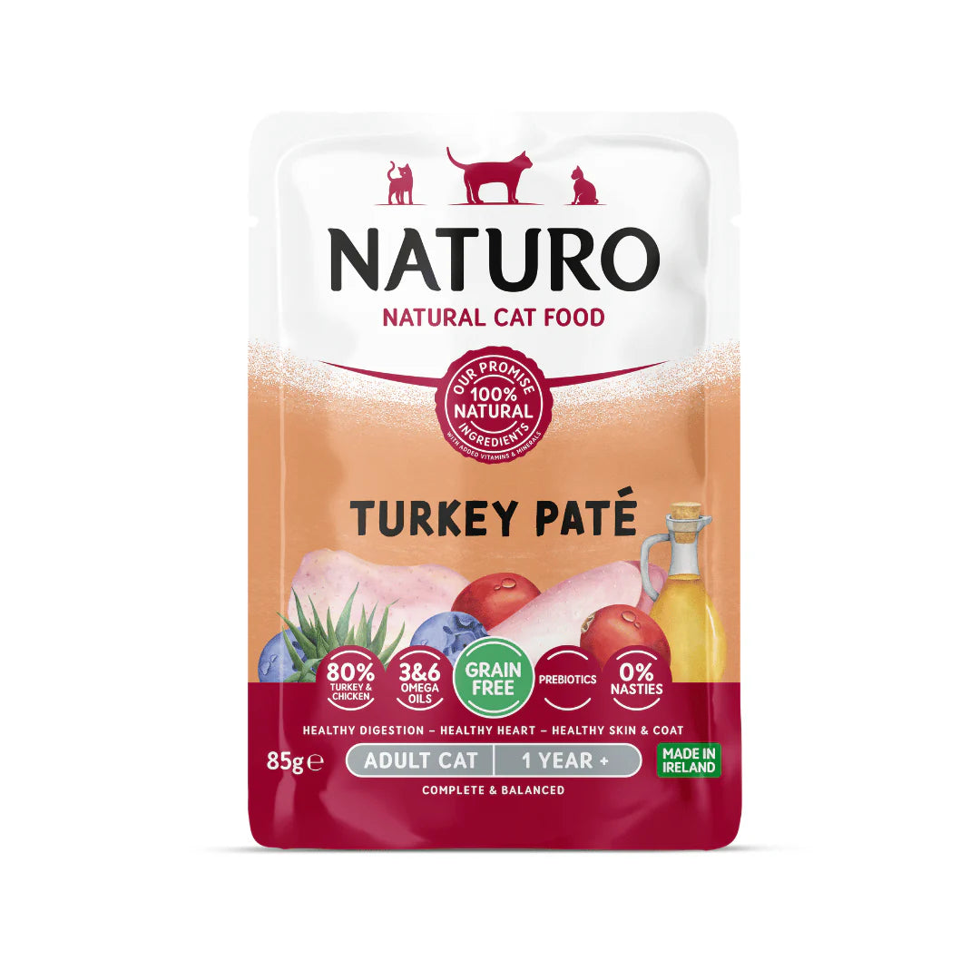 Naturo Adult Cat Pouch Turkey Pate 85g product image