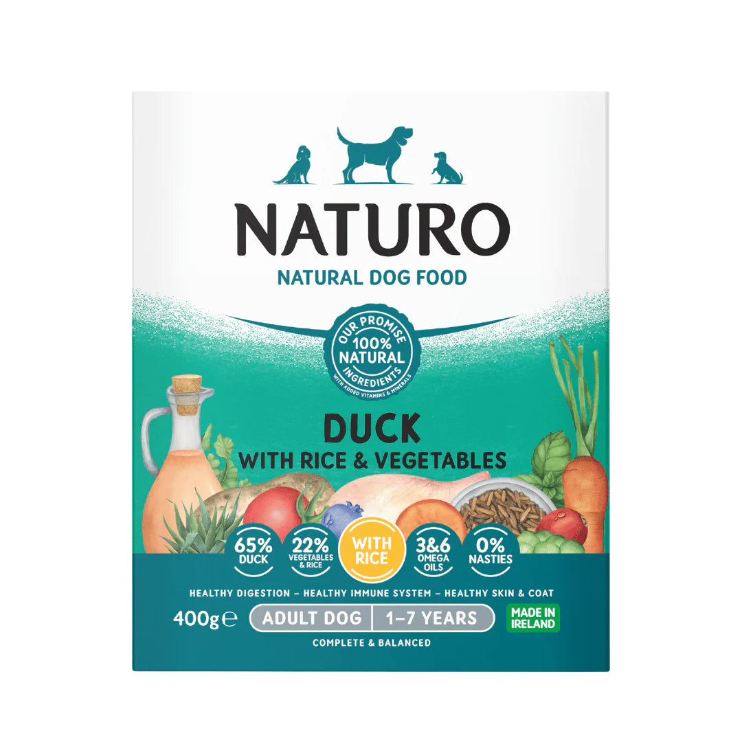 Naturo Adult Dog Tray Duck with Rice and Vegetables 400g product image