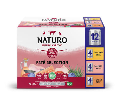 Naturo Cat Pat? 85g Pouch Variety 12 pack product image