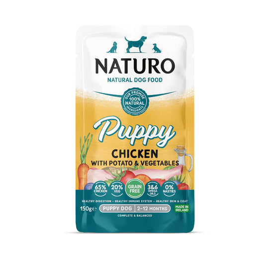 Naturo Grain Free Puppy Pouch 150g product image