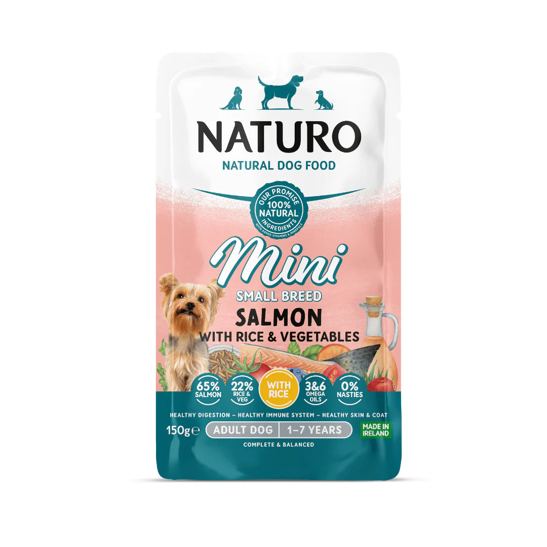 Naturo Mini Pouch Salmon 150g product image
