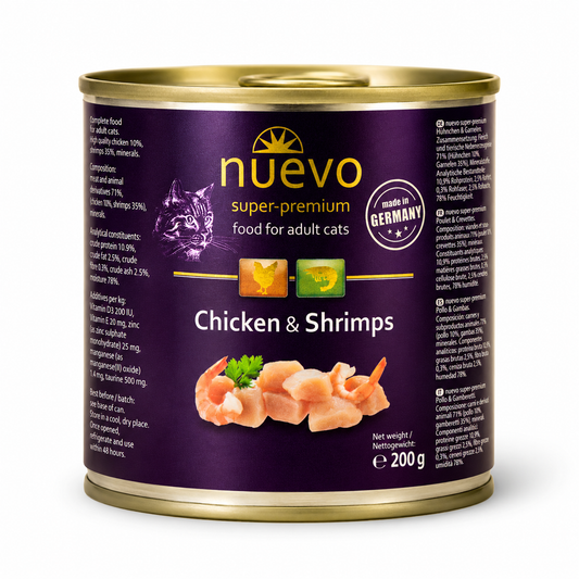 Nuevo Cat Adult Chicken & Shrimp 200g product image