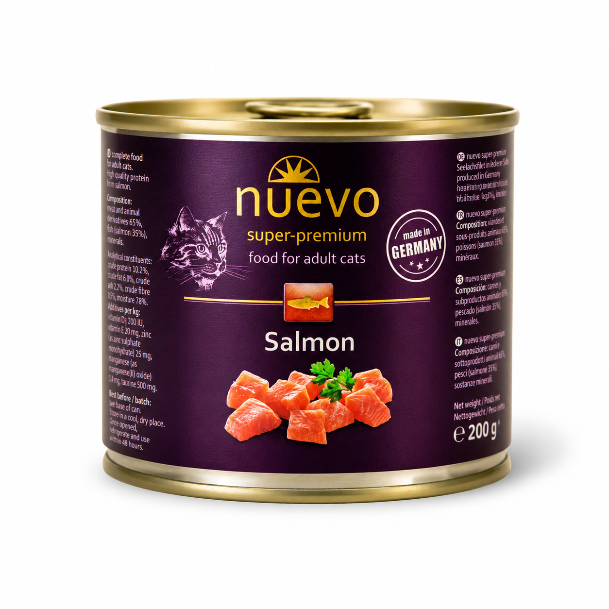 Nuevo Cat Adult Salmon 200g product image