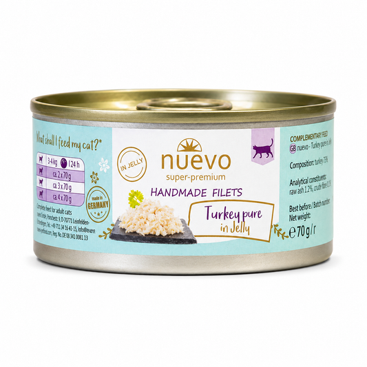 Nuevo Cat Can Handmade Turkey Fillet 70g product image