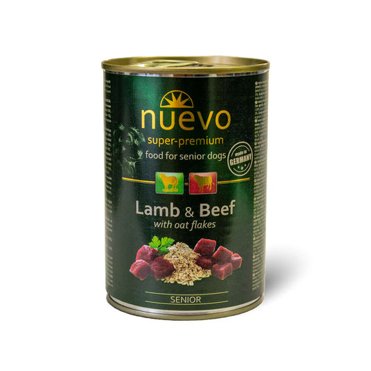 Nuevo Dog Senior Lamb & Beef With Oat Flakes 400g product image