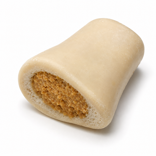 Peanut Butter White Filled Bone