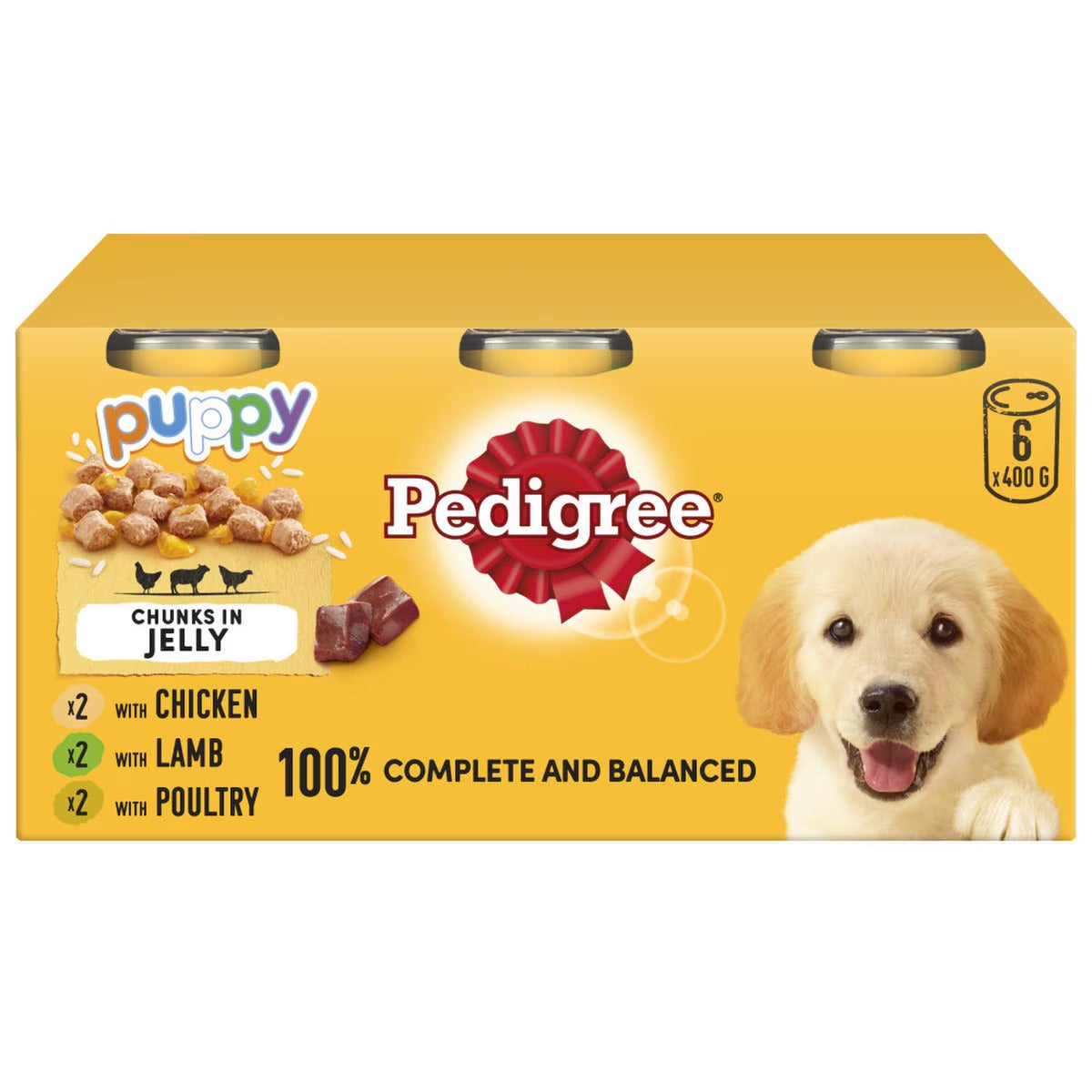 Pedigree Puppy Can in Jelly Puppy 6x400g product image