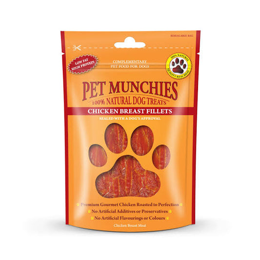 Pet Munchies Chicken Breast Fillets 100g product image