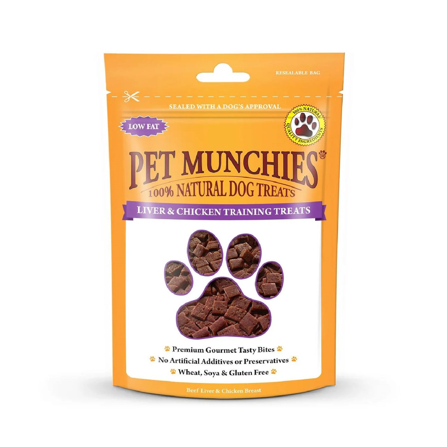 Pet Munchies Dog Training Treats Liver & Chicken 50g product image
