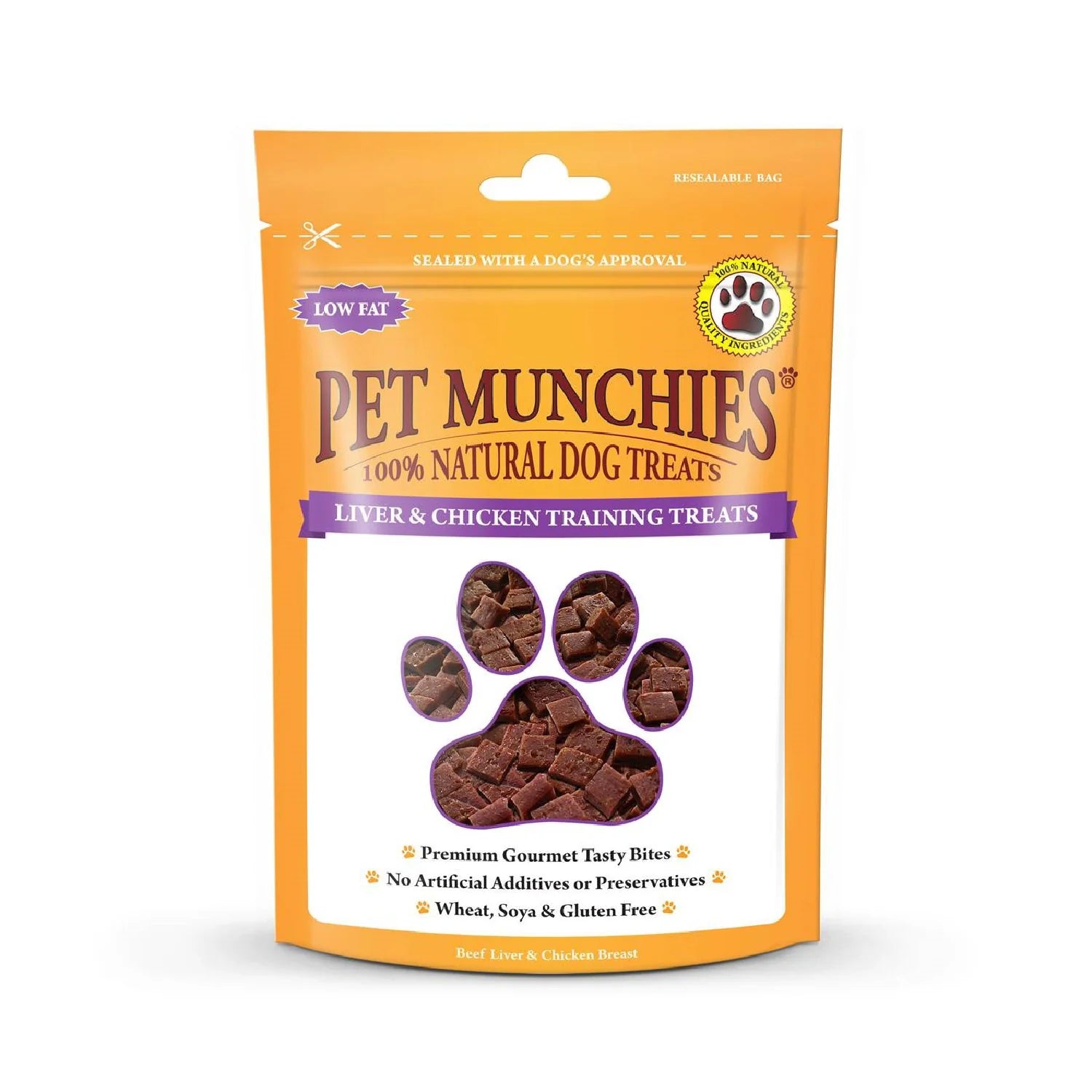 Pet Munchies Dog Training Treats Liver & Chicken 50g product image