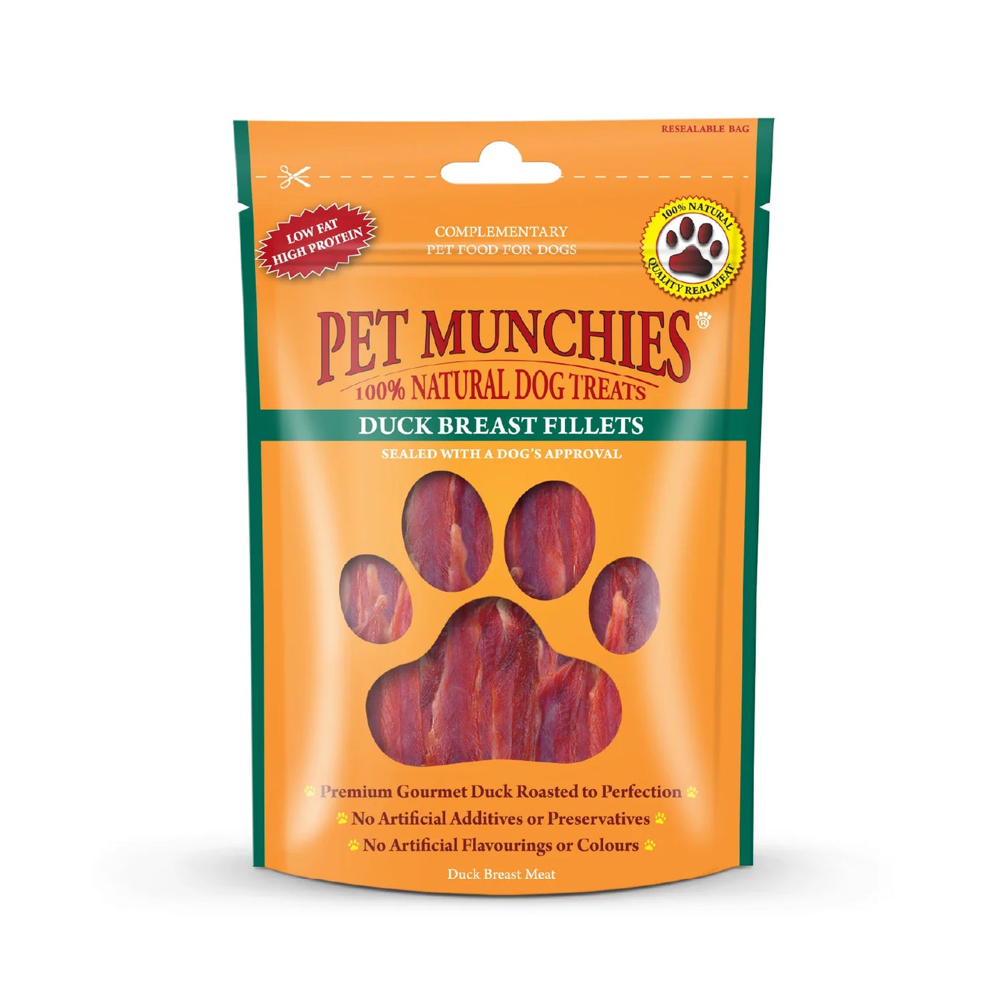 Pet Munchies Duck Breast Fillets 80g product image