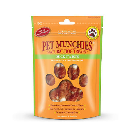 Pet Munchies Duck Twists 80g product image