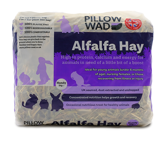 Pillow Wad Alfalfa Hay, Handy 1kg product image