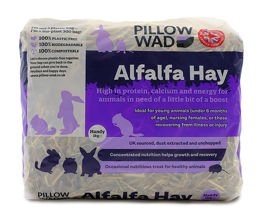 Pillow Wad Alfalfa Hay, Handy 1kg product image