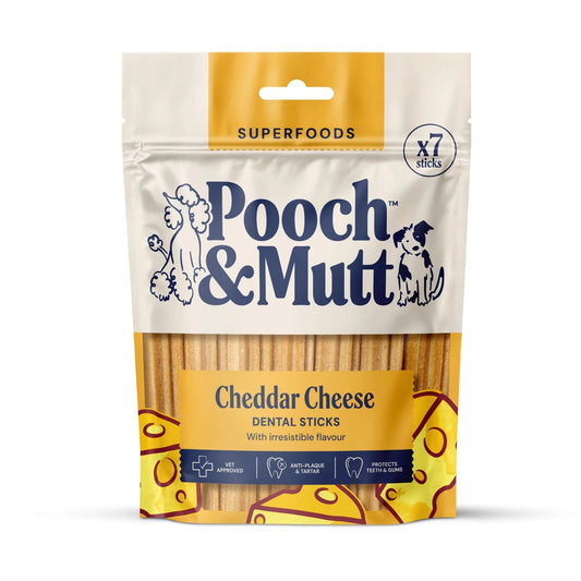 Pooch & Mutt Dental Sticks Cheddar Cheese 251g product image
