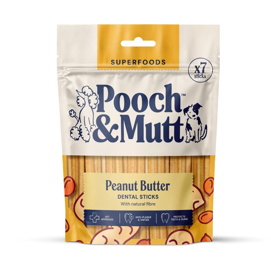 Pooch & Mutt Vegan Dental Sticks Peanut Butter product image