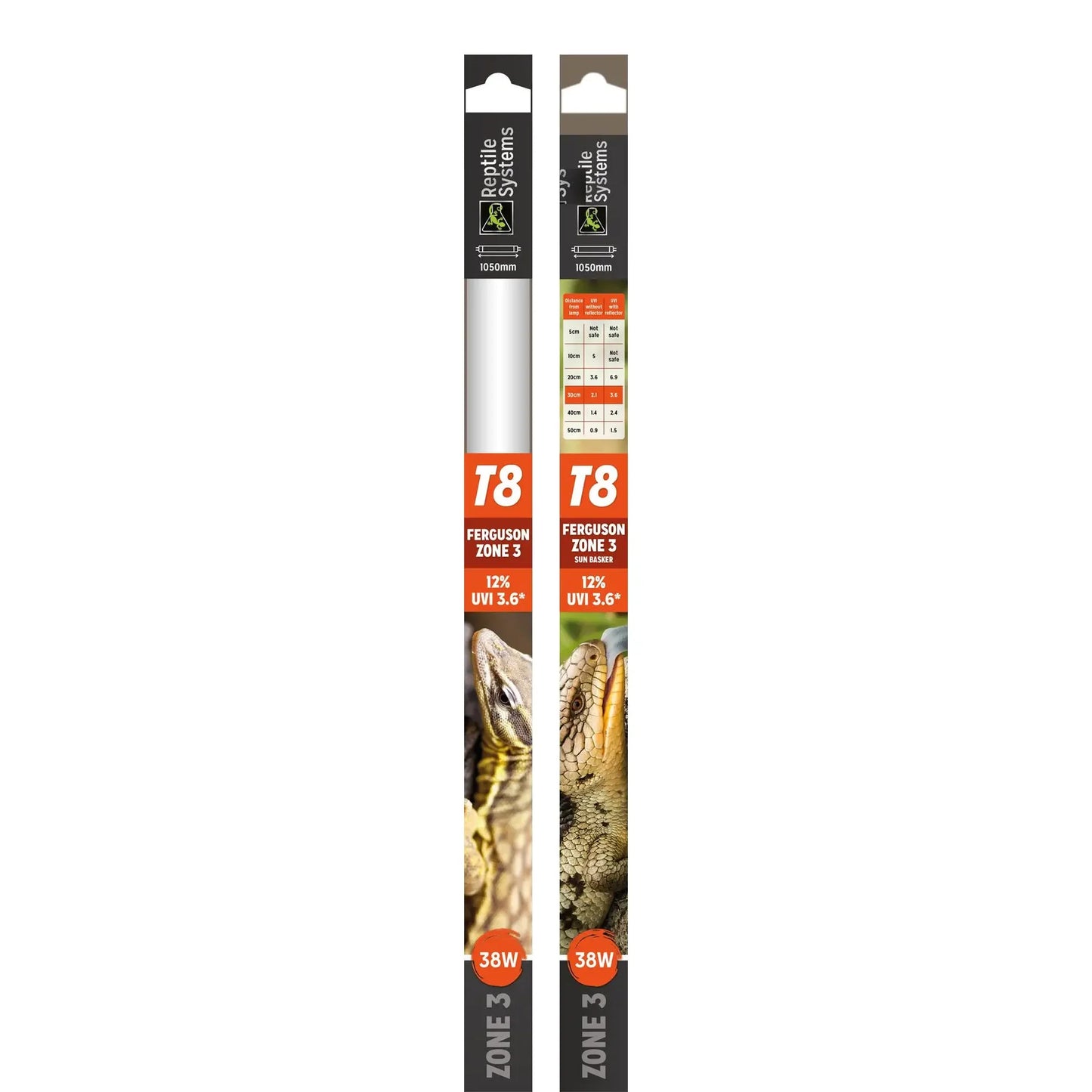 Reptile Systems Zone 3 D3 T8 12% UVB Lamp, 1050mm, 38 Watt product image