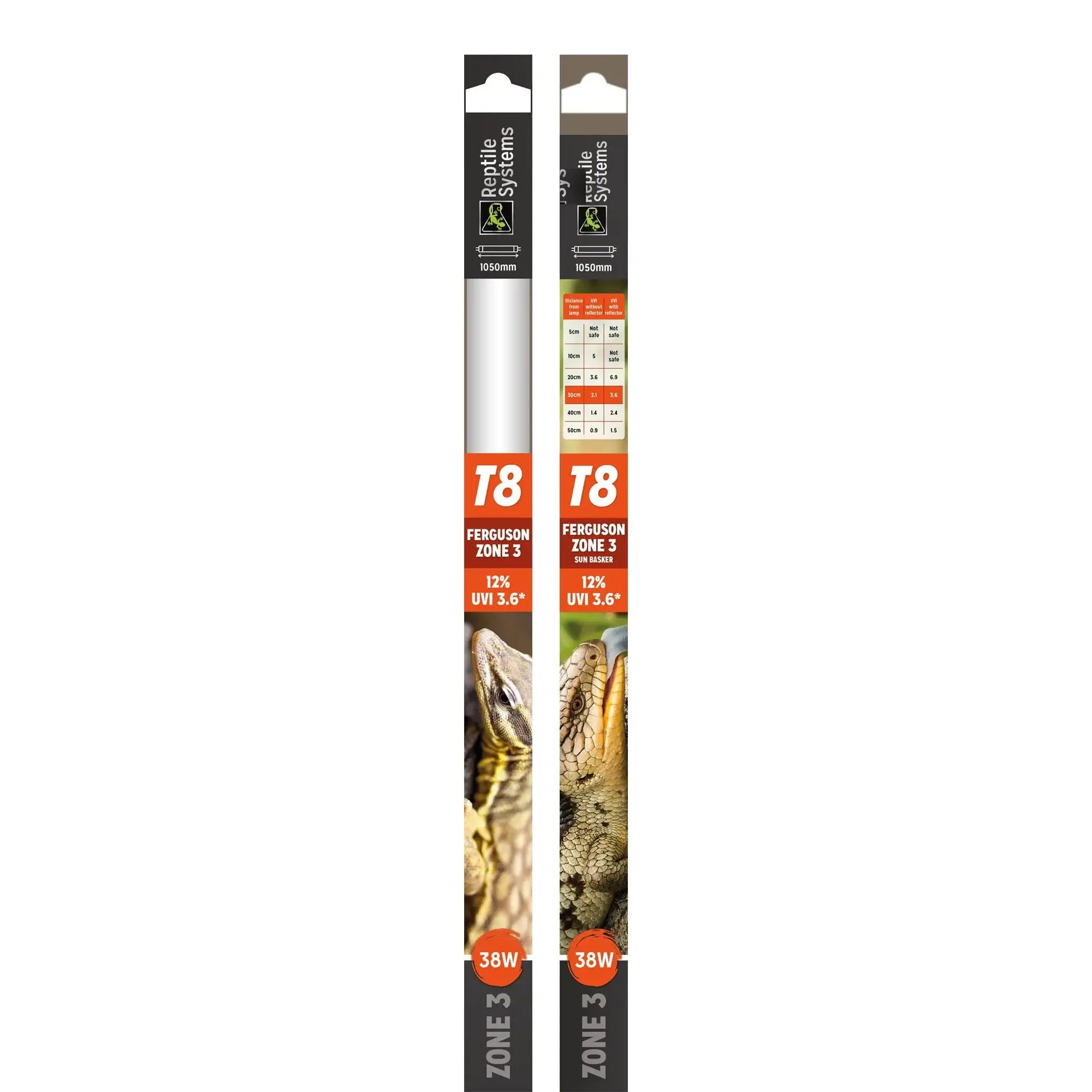 Reptile Systems Zone 3 D3 T8 12% UVB Lamp, 1050mm, 38 Watt product image