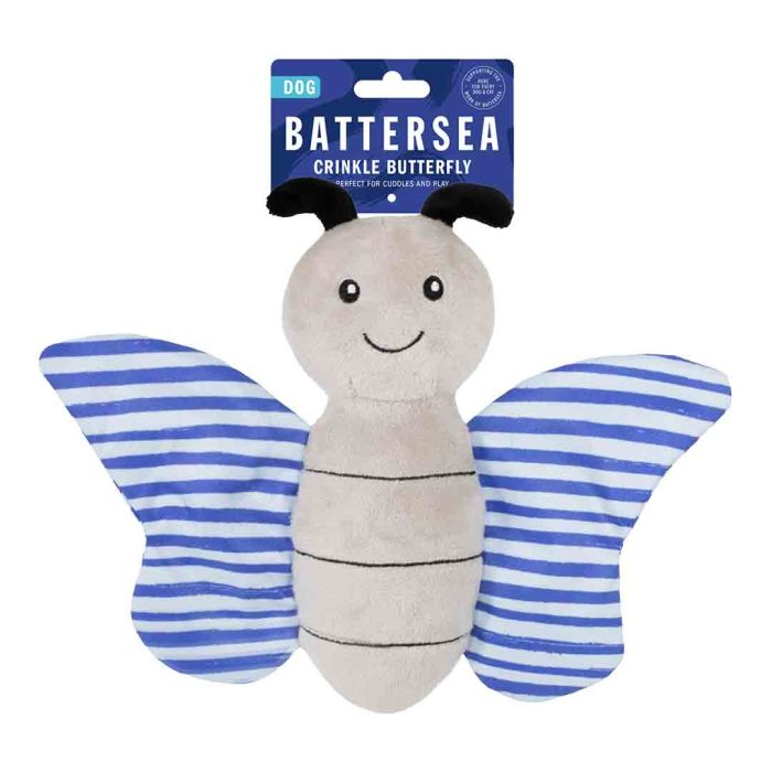 Rosewood Battersea Crinkle Butterfly Dog Toy product image