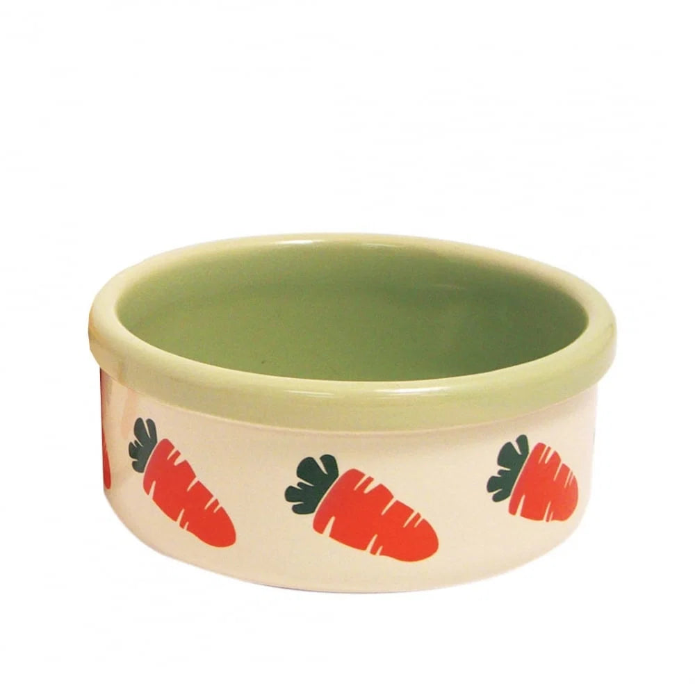 Rosewood Stoneware Ceramic Carrot Design Bowl 5" product image