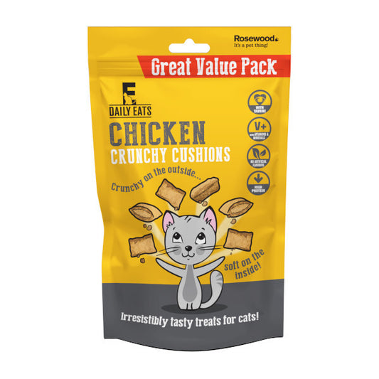 Rosewood Crunchy Chicken Cushions Value Pack 200g product image