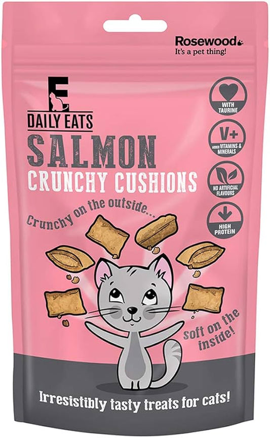 Rosewood Crunchy Salmon Cushions 60g product image