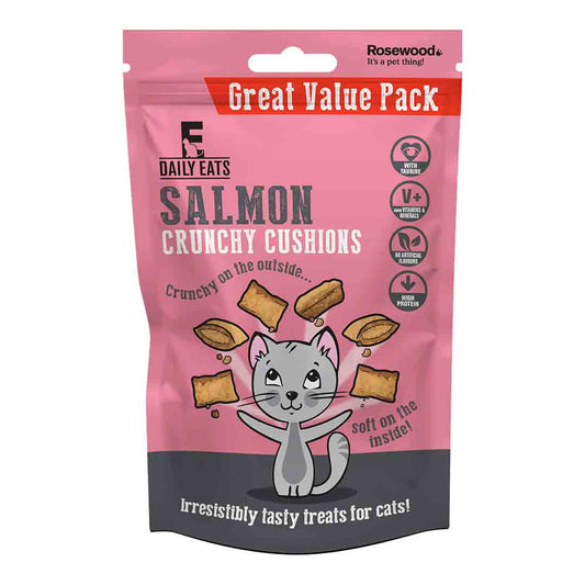 Rosewood Crunchy Salmon Cushions Value Pack 200g product image