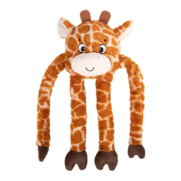 Rosewood Stretch Folk Gilbert Giraffe Soft Dog Toy product image