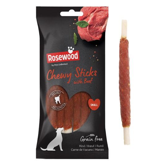 Rosewood Naturefood Chewy Sticks Beef Small 8pc 72g product image