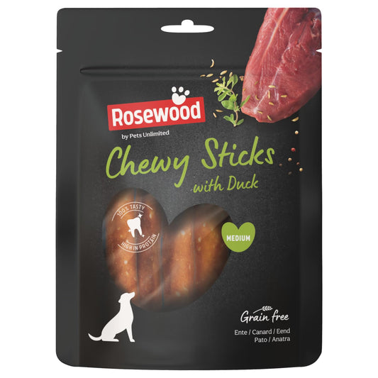 Rosewood Naturefood Chewy Sticks Duck Medium 4pc 100g product image