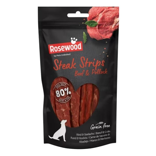 Rosewood Naturefood Steak Strips Beef 100g product image