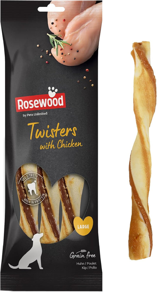Rosewood Naturefood Twisters Chicken - Large 3 pc 210g product image