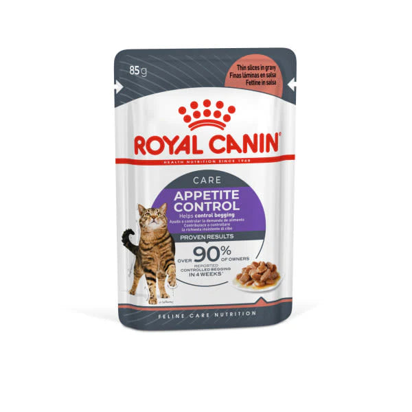 Royal Canin Cat Appetite Control in Gravy Pouches 12 x 85g product image